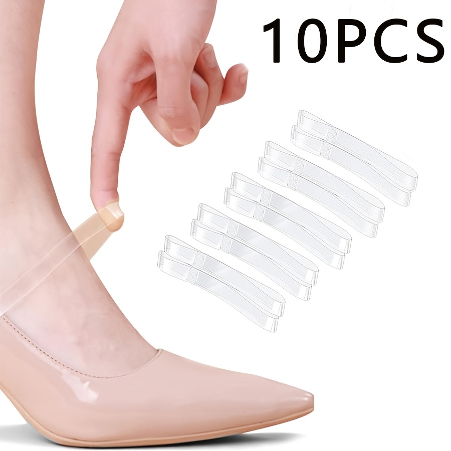 Gear Tie Reusable - 10 stuks onzichtbare schoenveters transparante antislip