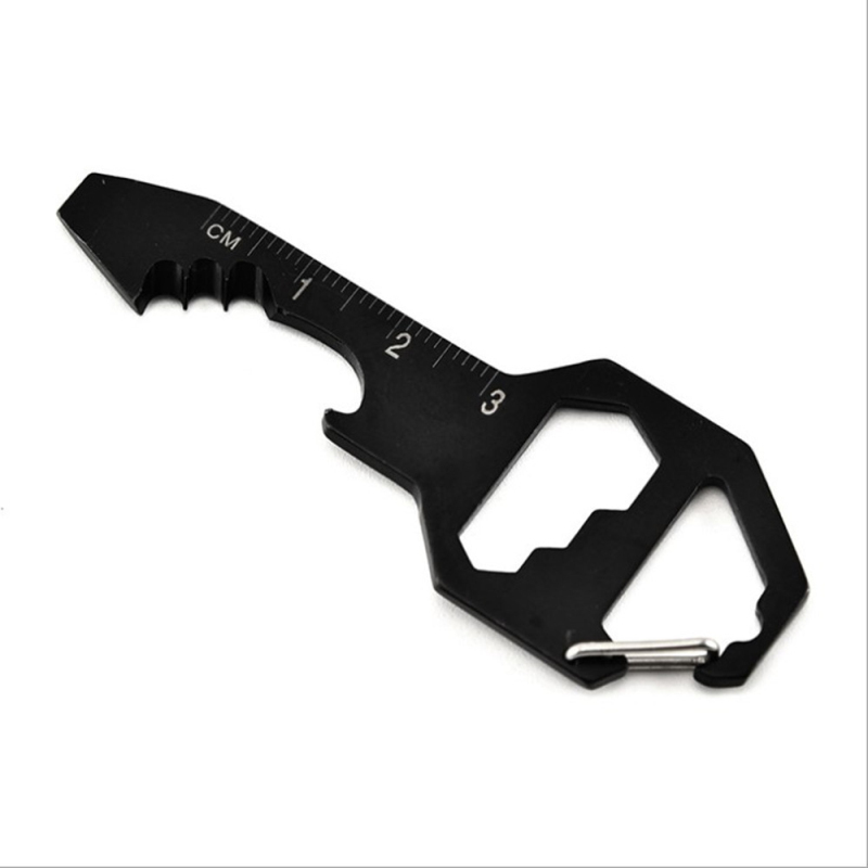 Edc Carry Backpack - 1 stuks sleutelhanger flesopener multitool, roestvrijstalen