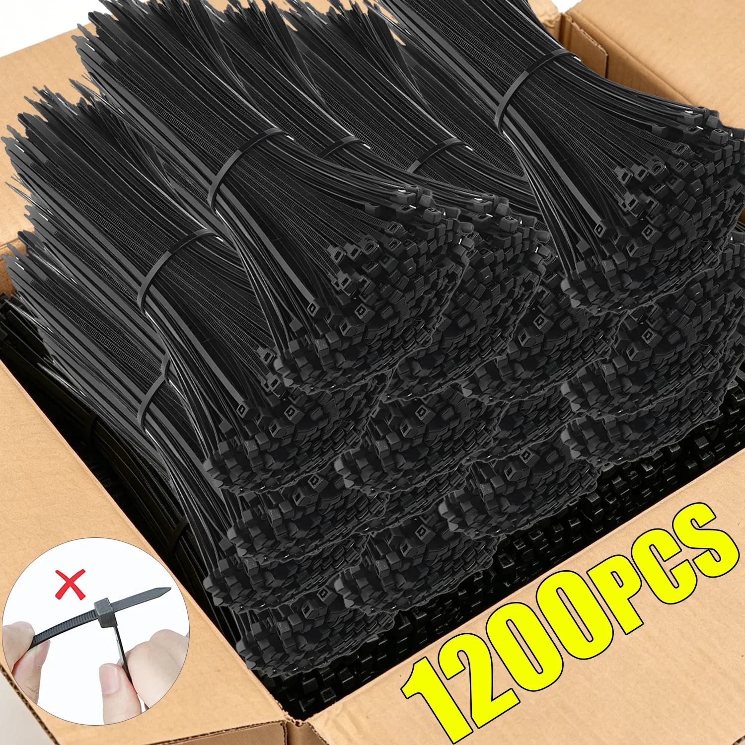 Gear Tie Reusable - Nylon kabelbinders Herbruikbare zelfvergrendelende koordbinders Bandjes