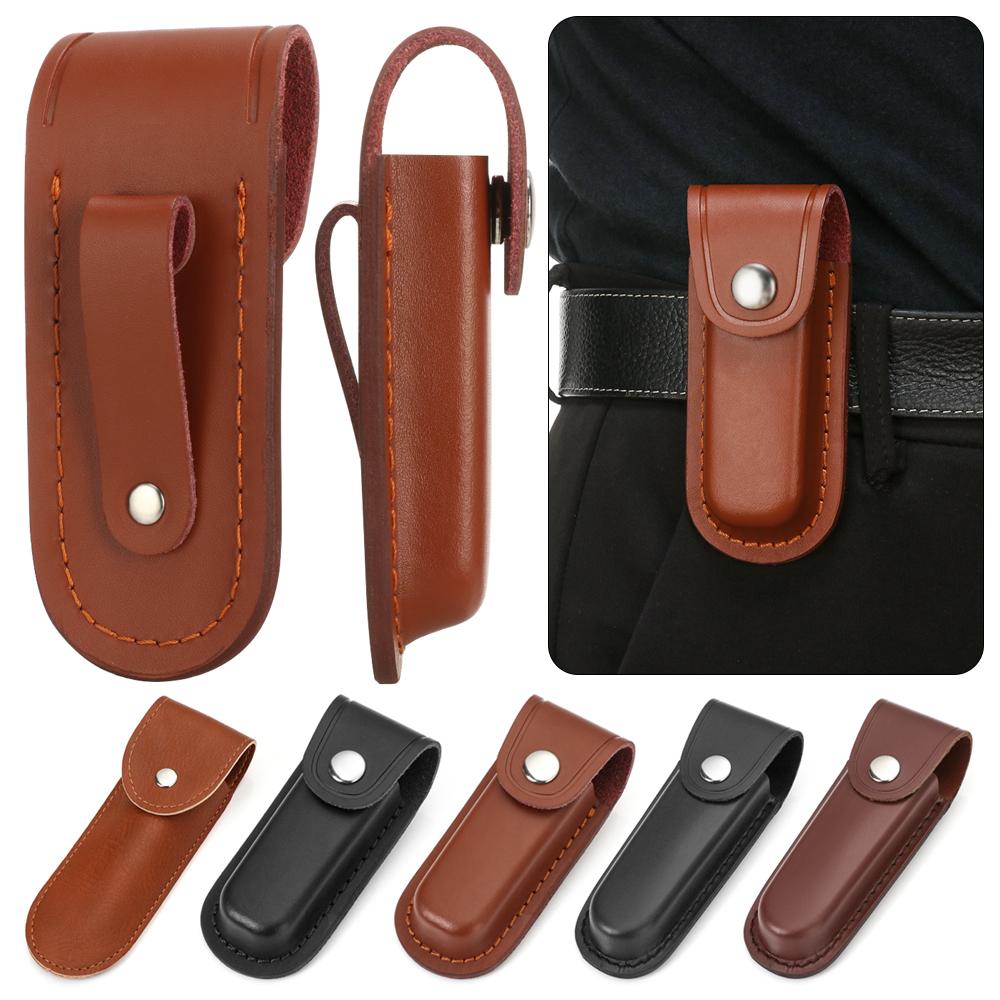 Edc Everyday Carry Knives - Hoge kwaliteit lederen schede houder mes