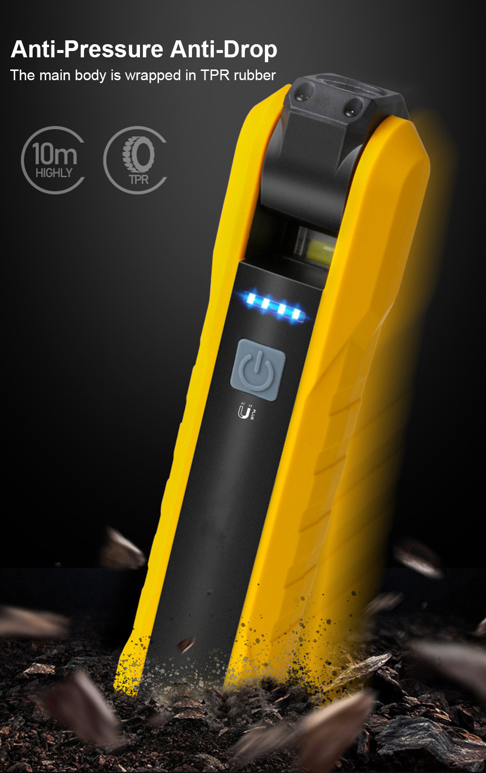 Edc Car Carry - E2 Zaklamp EDC Met Magneet Werklamp