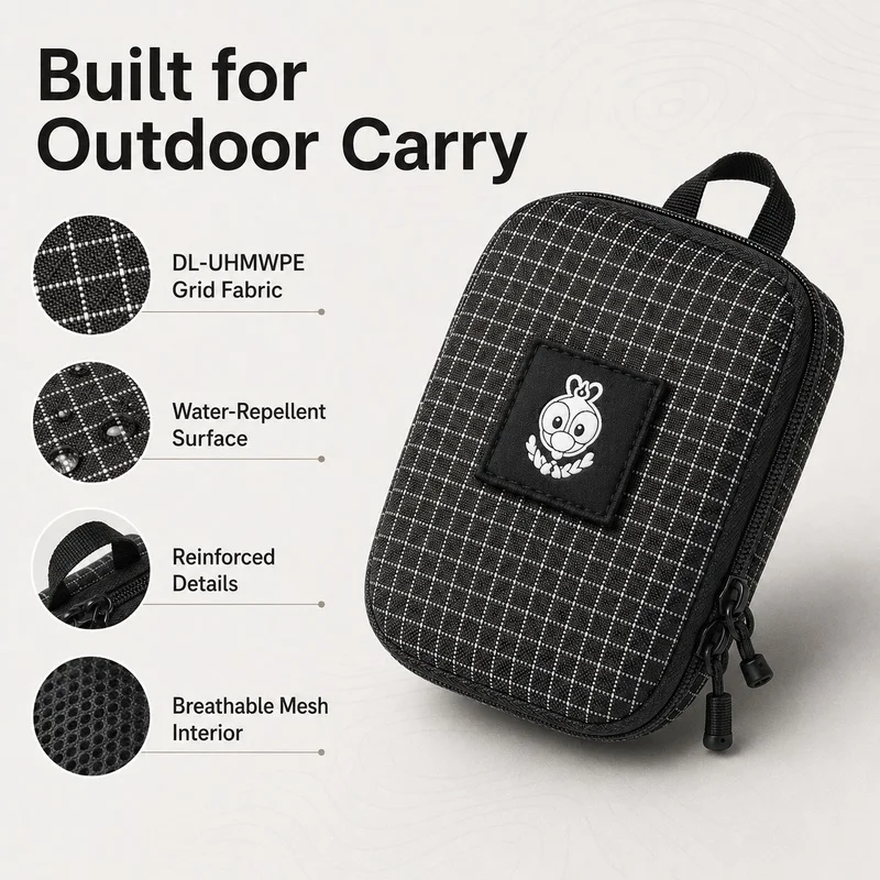 Edc Carry Pocket Pouch - EDC Grid Fabric Organizer Pouch Waterafstotende