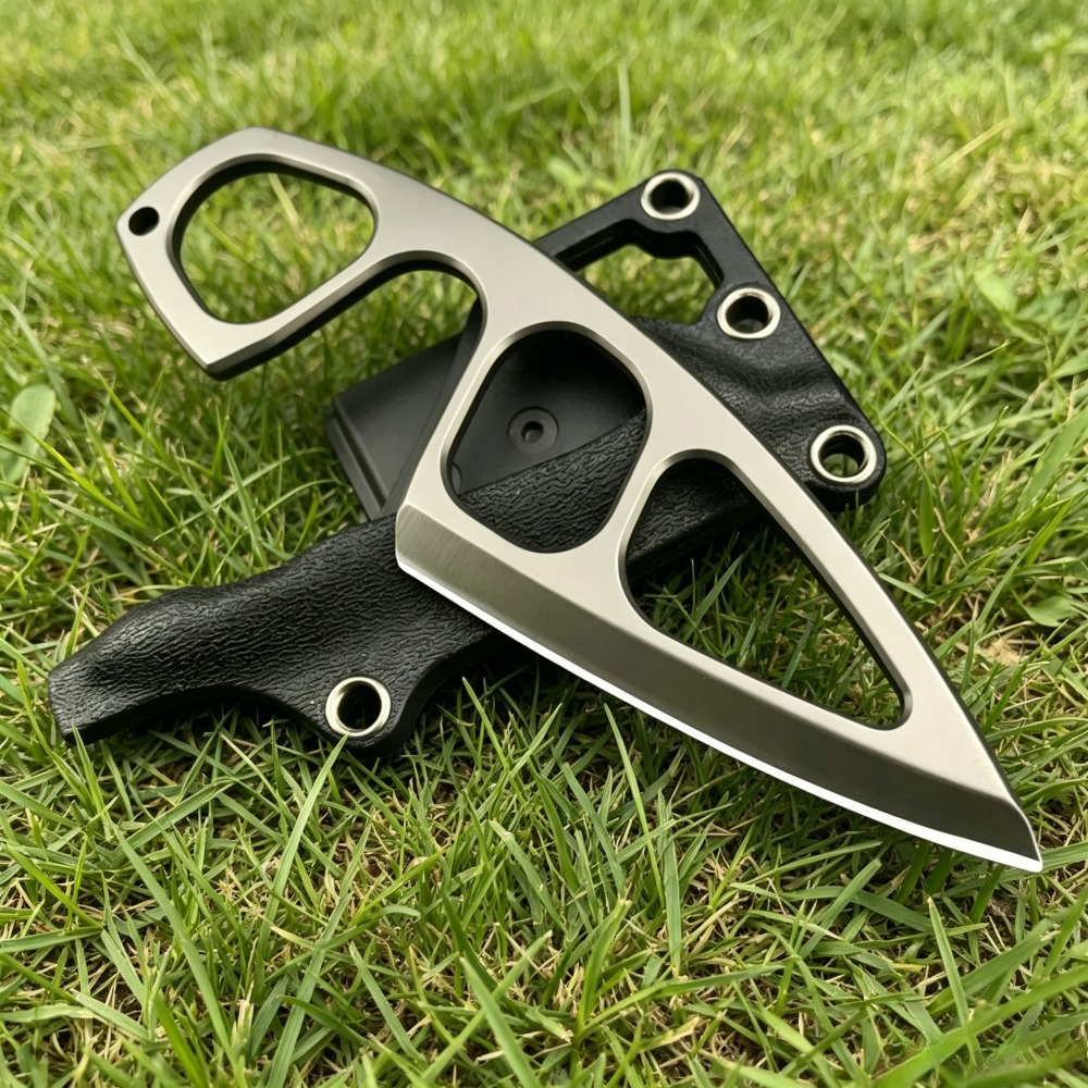 Edc Pocket Carry Fixed Blade - Hoogwaardig nekmes met 440C lemmet en