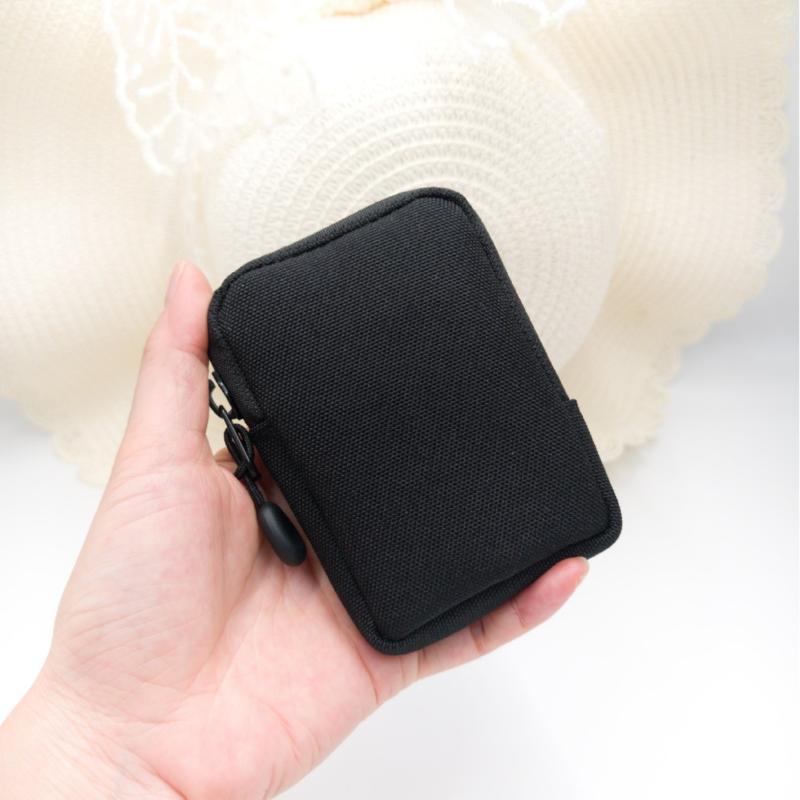 Edc Carry Coins - Mini EDC polyester etui, draagbare portemonnee,
