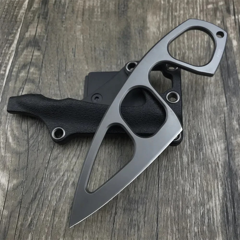 Edc Pocket Carry Fixed Blade - Hoogwaardig nekmes met 440C lemmet en