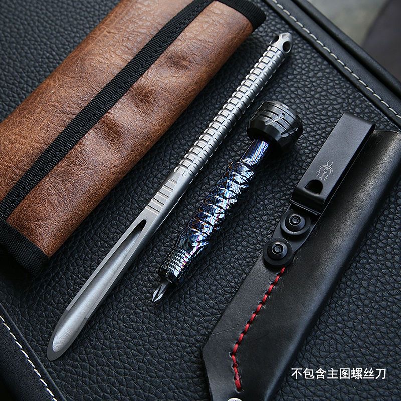 Titanium Pry Bar - 197Mm Groot Stro Tc4 Titaniumlegering Koevoet