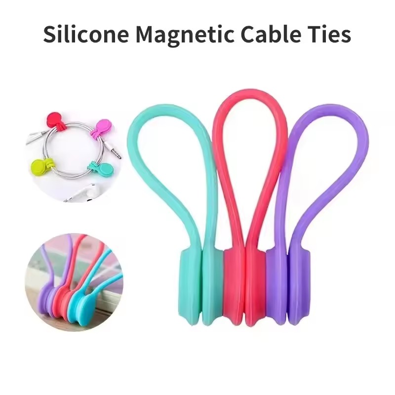 Siliconen magnetische kabelbin - Gear Tie Reusable recensie en prijs