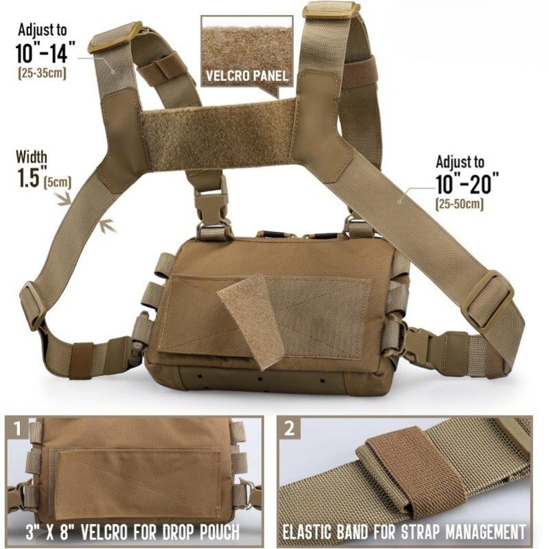 Riem Vissersvest Tactische bor - Edc Carry Backpack recensie en prijs
