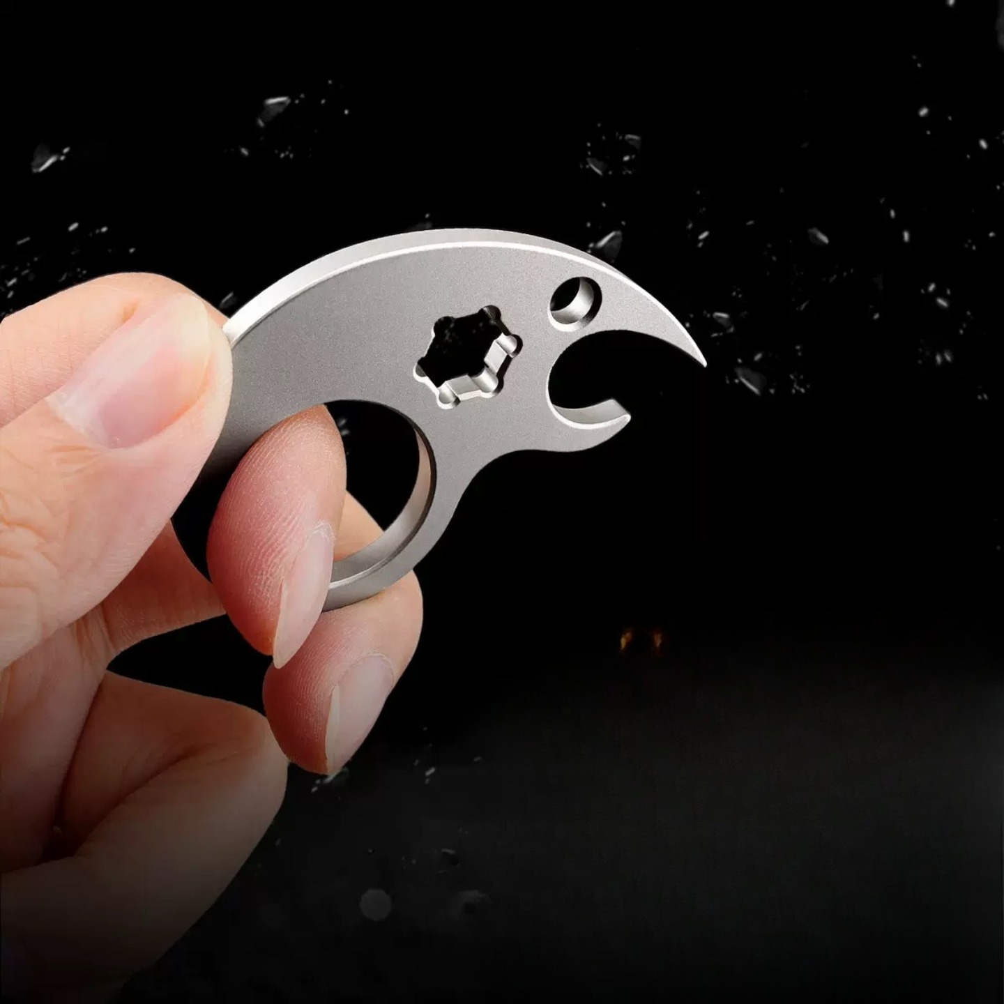 Titaniumlegering EDC-tool, dra - Titanium Pry Bar recensie en prijs