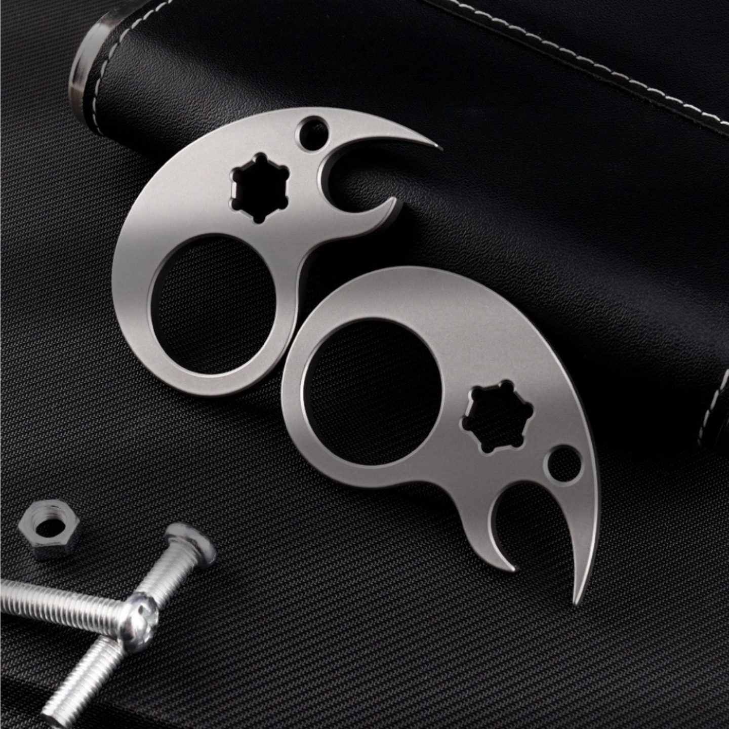 Titaniumlegering EDC-tool, dra - Titanium Pry Bar recensie en prijs