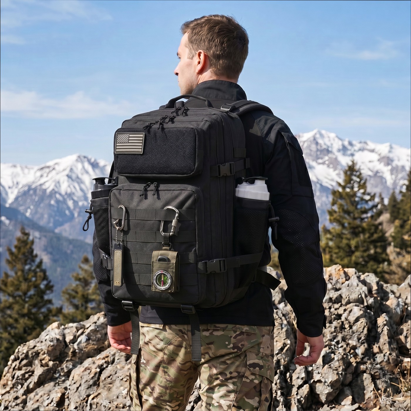 45L Tactische Visrugzak met Gr - Edc Carry Backpack recensie en prijs