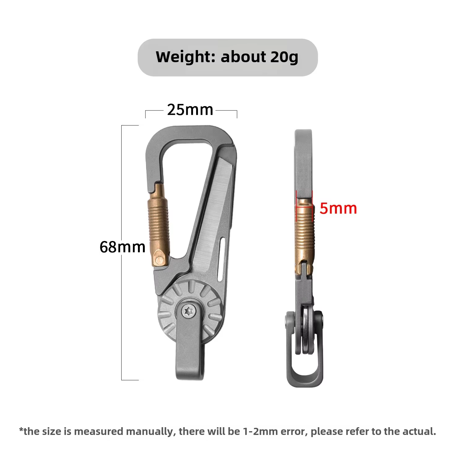 Nieuwe mini-sleutelhanger van  - Edc Car Carry recensie en prijs