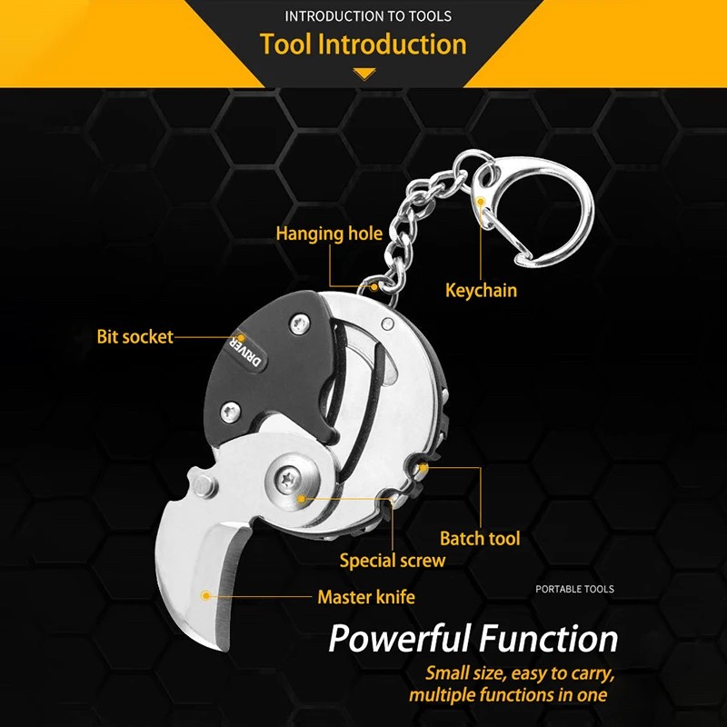 Multifunctionele opvouwbare mu - Edc Carry Coins recensie en prijs