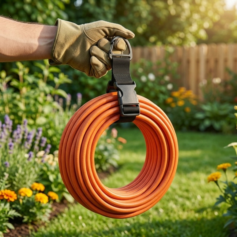 4 stuks verstelbare tuinslangb - Gear Tie Reusable recensie en prijs