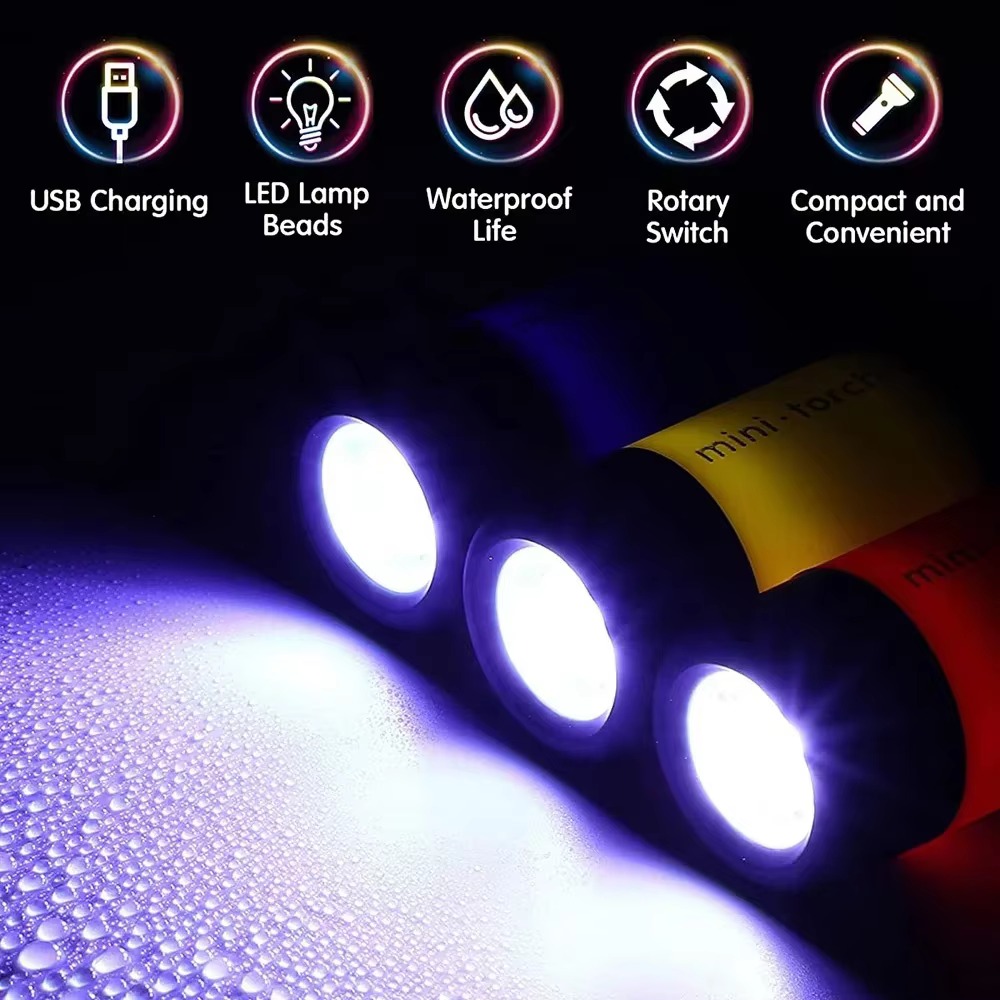 Mini-zaklamp sleutelhanger USB - Edc Car Carry recensie en prijs