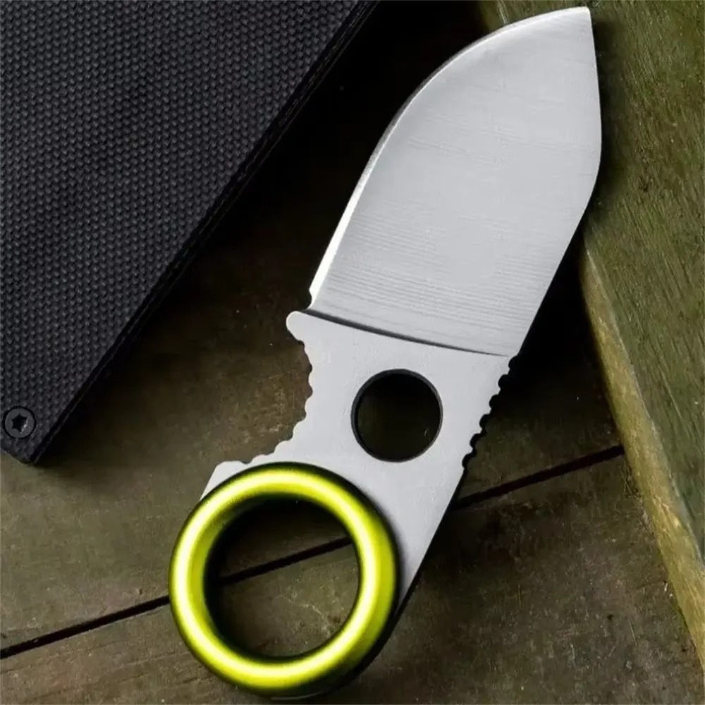 Mini EDC-ringmes met vast mes, - Edc Pocket Carry Fixed Blade recensie en prijs