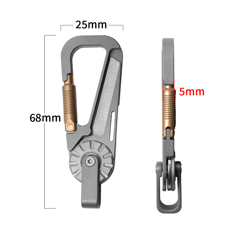 Autosleutelhanger van titanium - Edc Car Carry recensie en prijs