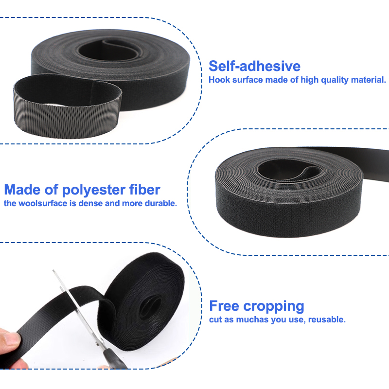 5 m/Roll Zwart Herbruikbare Ze - Gear Tie Reusable recensie en prijs