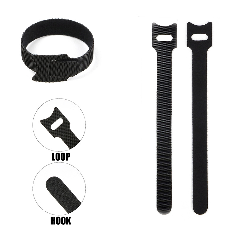 20 Stuks Zwarte Klittenbandrie - Gear Tie Reusable recensie en prijs