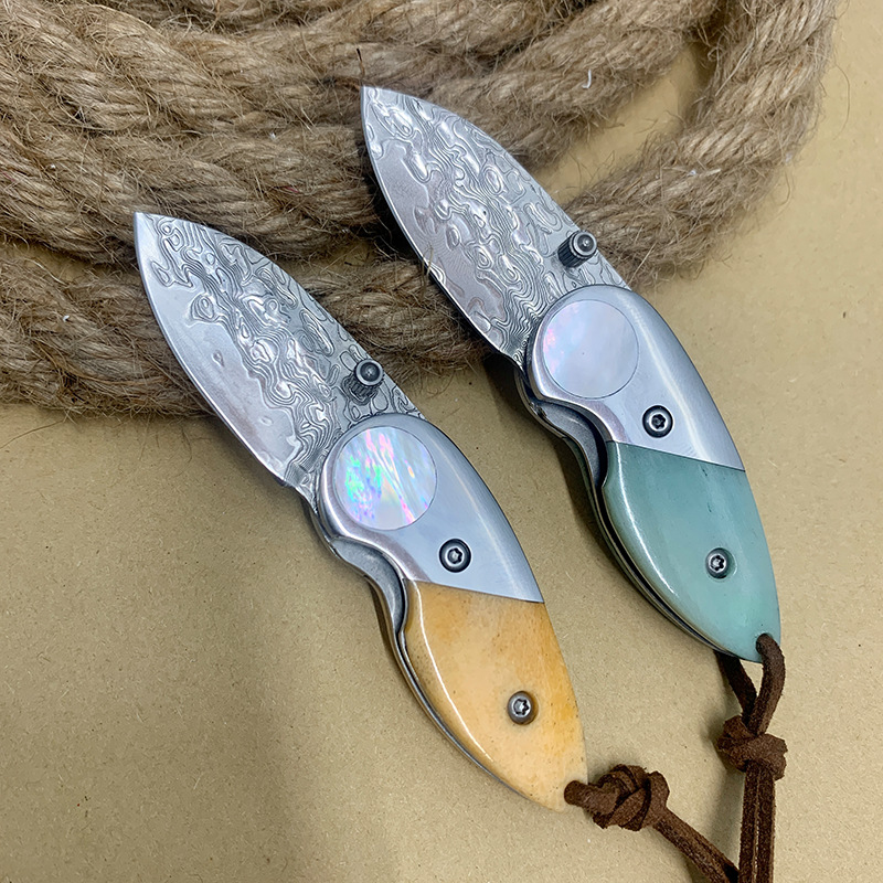 RHON Mini Zakmes met duimopeni - Edc Pocket Carry Fixed Blade recensie en prijs