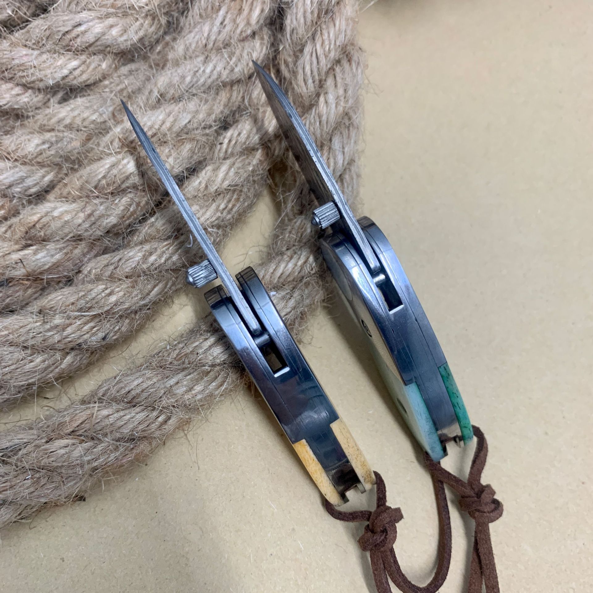 RHON Mini Zakmes met duimopeni - Edc Pocket Carry Fixed Blade recensie en prijs