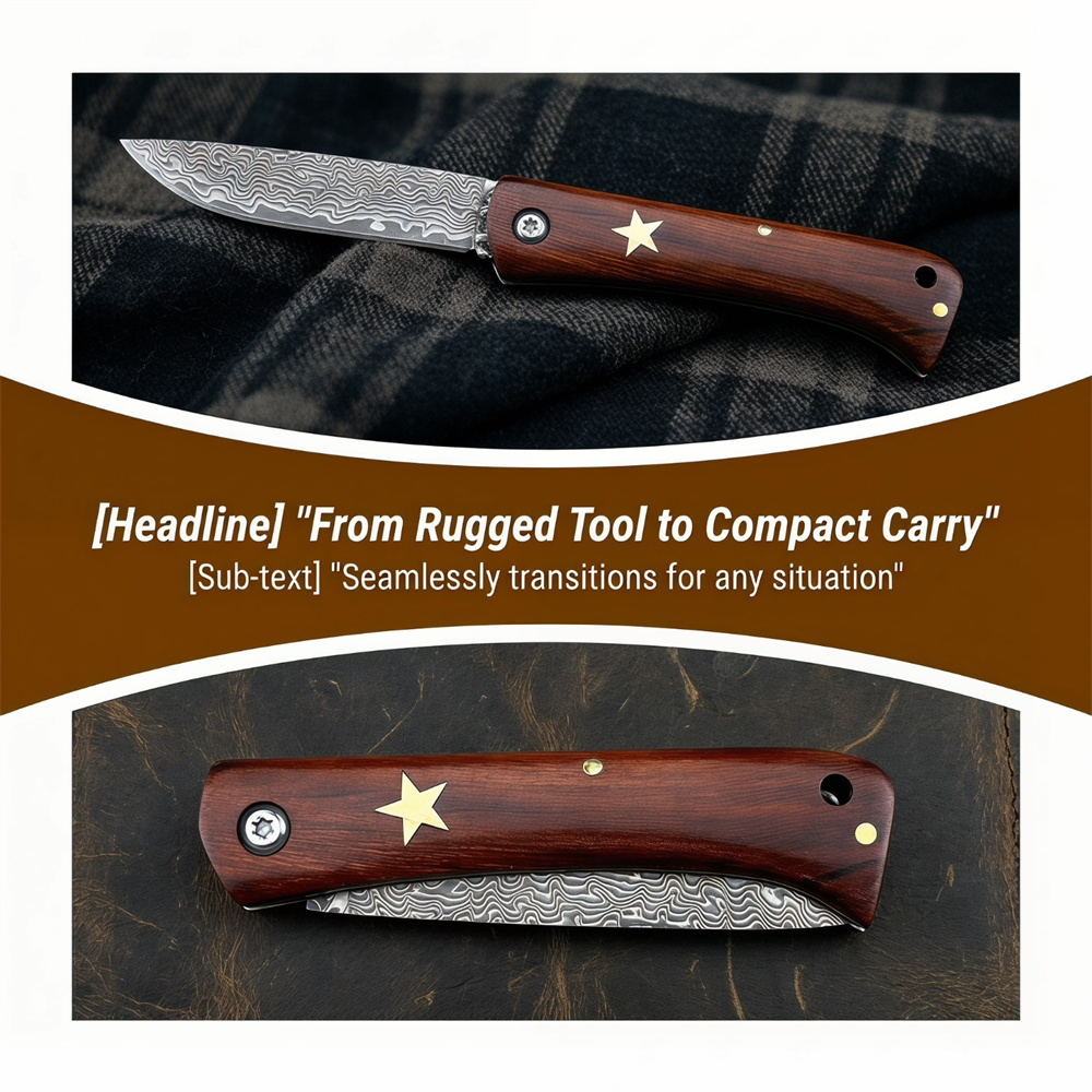 Compact Outdoor Survival Damas - Edc Pocket Carry Fixed Blade recensie en prijs