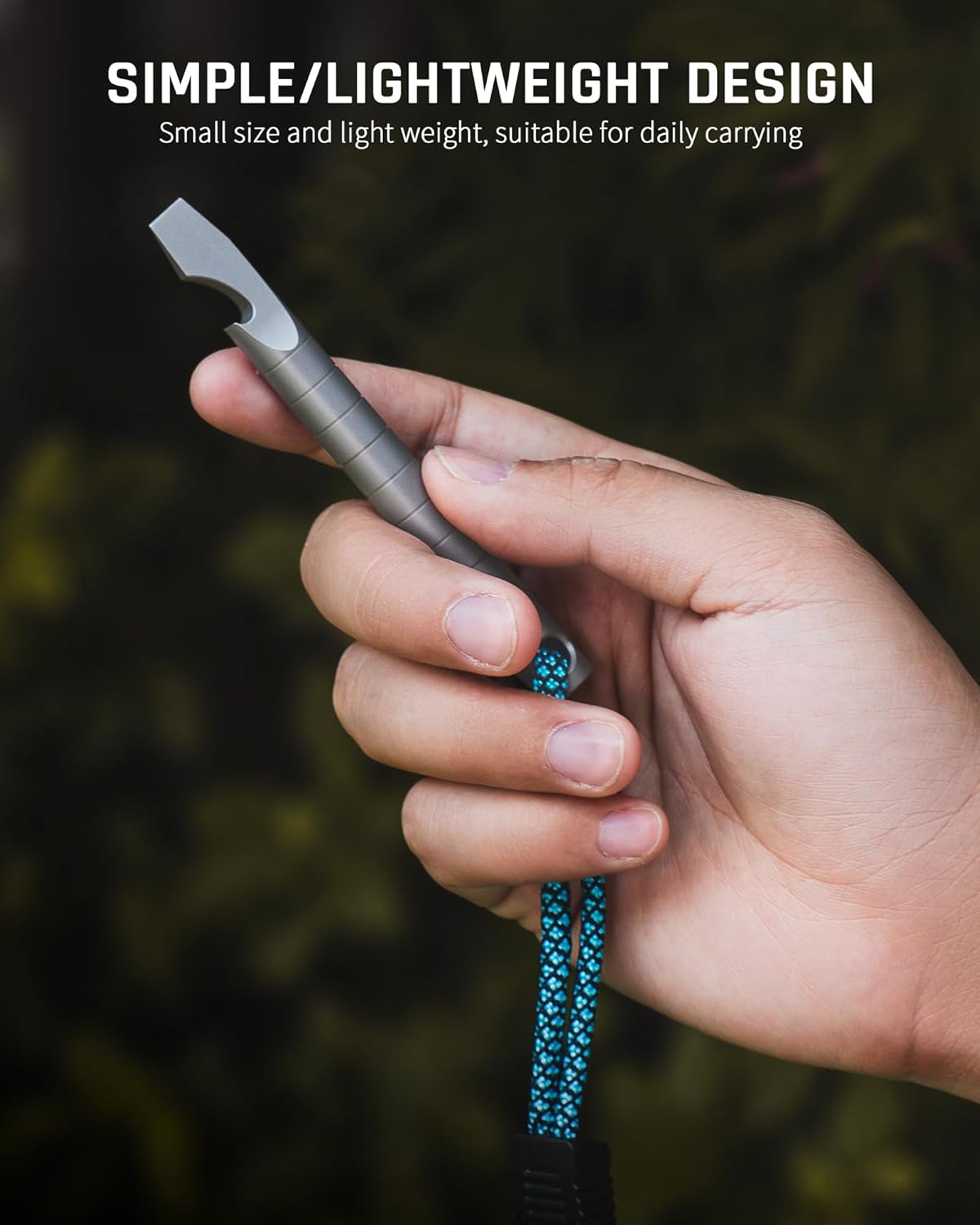 TISUR Titanium EDC koevoet, sl - Titanium Pry Bar recensie en prijs